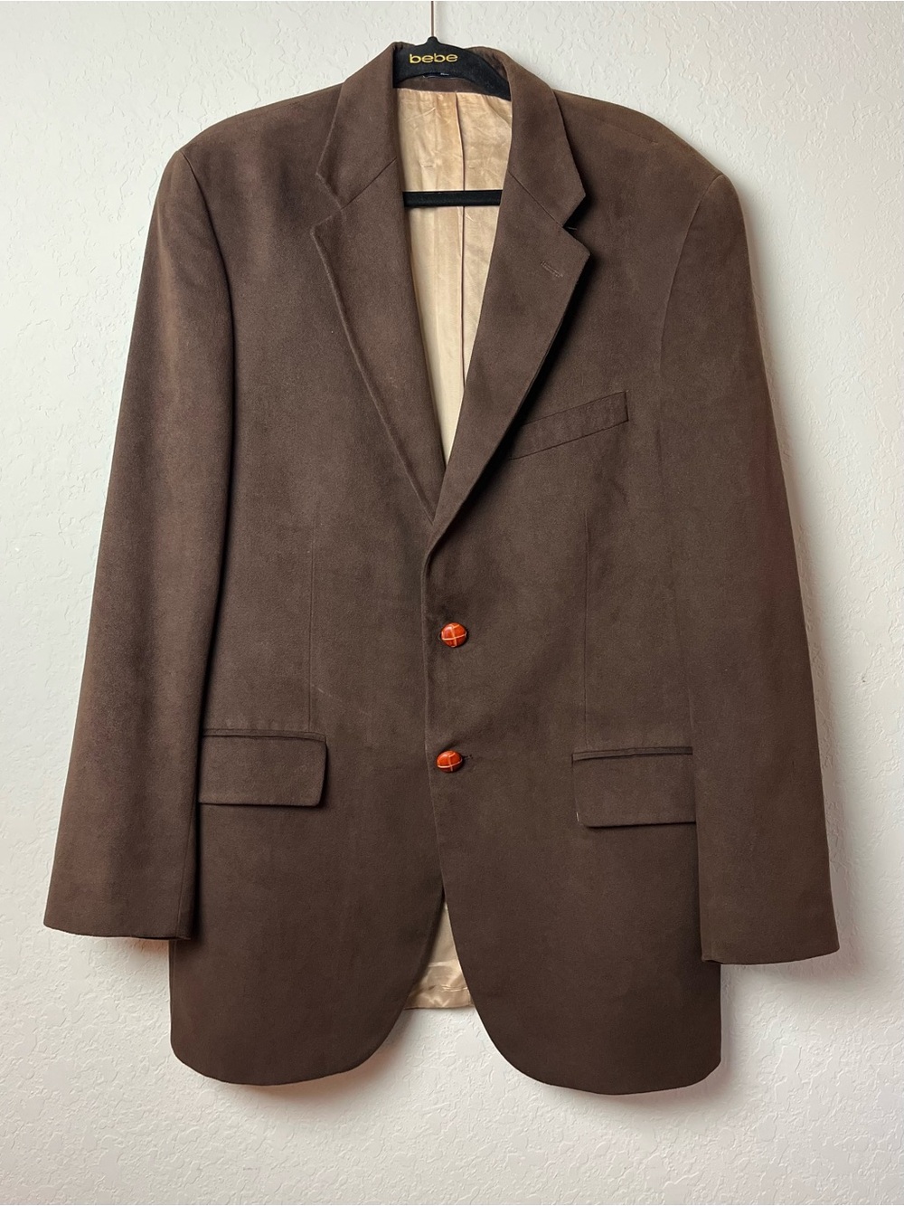 VTG RALPH Ralph Lauren Brown
Faux Suede Blazer 42R Canada